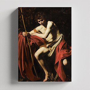 Quadro Canvas Saint John the Baptist in the Wilderness