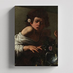 Quadro Canvas Boy Bitten by a Lizard