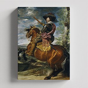 Quadro Canvas Gaspar de Guzmán, Count-Duke of Olivares, on Horseback
