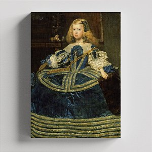 Quadro Canvas Infanta Margarida in Blue