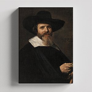 Quadro Canvas Portrait of a Man Holding a Watch