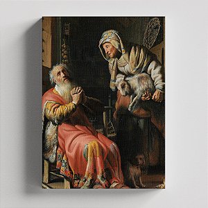 Quadro Canvas Tobit and Anna with the Kid
