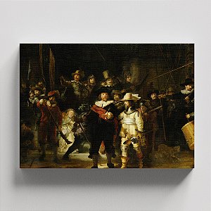 Quadro Canvas A Ronda Noturna