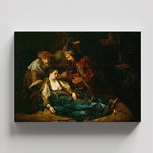 Quadro Canvas The Death of Lucretia