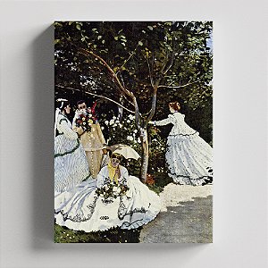 Quadro Canvas Femmes au jardin