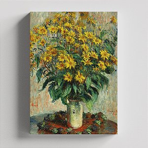 Quadro Canvas Jerusalem Artichoke Flowers