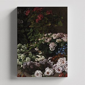Quadro Canvas Spring Flowers by Claude Monet (1864)