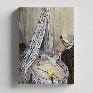 Quadro Canvas The Cradle - Camille with the Artist's Son Jean