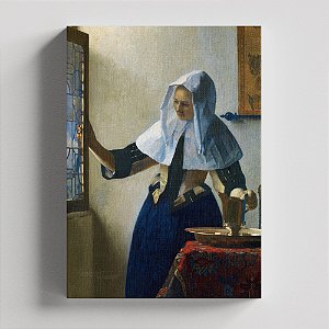 Quadro Canvas Young man with a jug of water