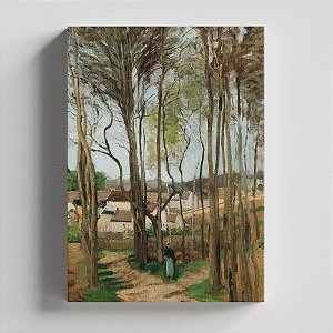 Quadro Canvas The Village Through The Trees