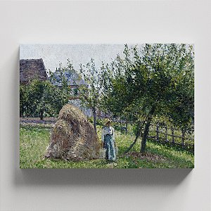 Quadro Canvas Apple Trees in Eragny, Sunny Morning