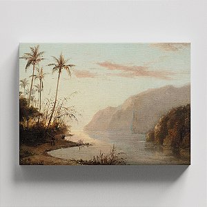 Quadro Canvas A Creek in St. Thomas (Virgin Islands)