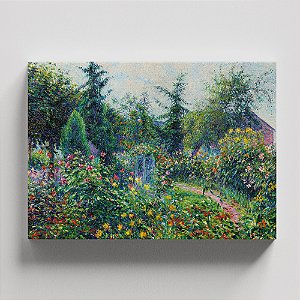 Quadro Canvas Garden and Henhouse at Octave Mirbeau's, Les Damps