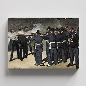 Quadro Canvas The execution of Emperor Maximilian