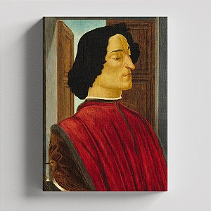 Quadro Canvas Portrait of Giuliano de' Medici