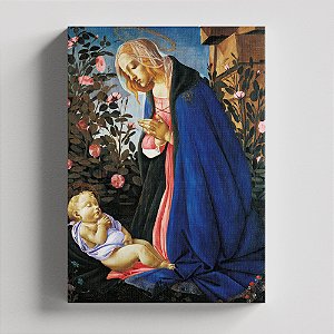 Quadro Canvas The Virgin Adoring the Sleeping Christ Child