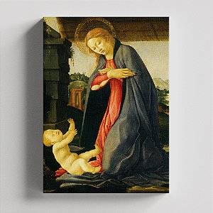 Quadro Canvas The Virgin Adoring the Child