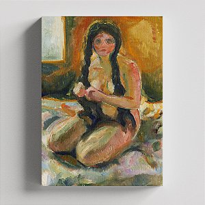 Quadro Canvas Seated Nude Tapestry