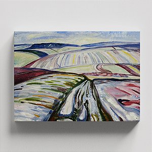 Quadro Canvas Winter Landscape Elgersburg