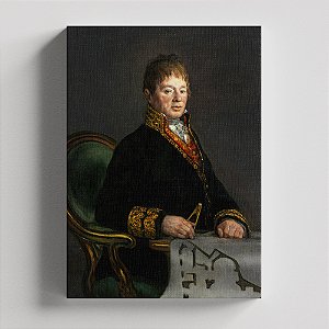 Quadro Canvas Portrait of Juan Antonio Cuervo