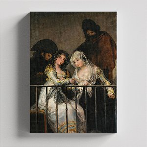 Quadro Canvas Majas on a Balcony