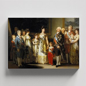 Quadro Canvas The Family of Charles IV