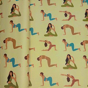 Sintético Doll/Dollaro Yoga Amarelo 50cm