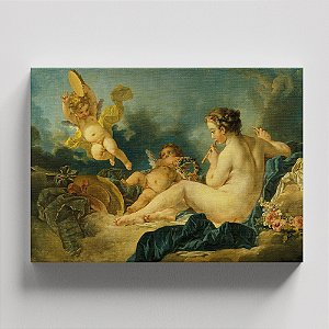 Quadro Canvas Seated Nymph with Flutes