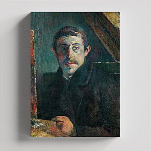Quadro Canvas Self-Portrait with Halo and Snake