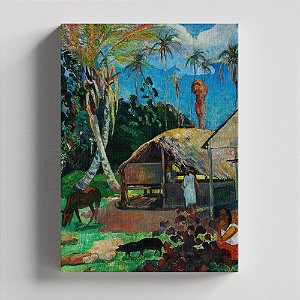 Quadro Canvas The Black Pigs