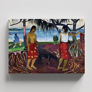 Quadro Canvas I Raro Te Oviri (Under the Pandanus)