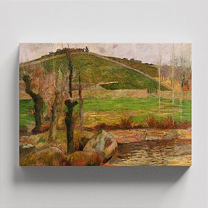 Quadro Canvas Landscape near pont