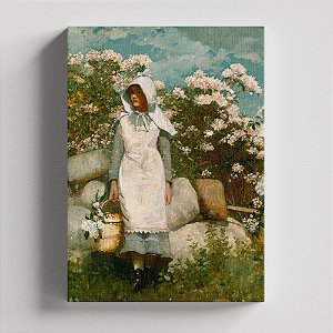 Quadro Canvas Girl and Laurel