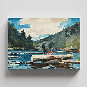 Quadro Canvas Hudson River, Logging