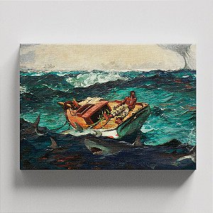 Quadro Canvas The Gulf Stream 20cmX30cm Borda Infinita CHASSI 2cm OUTLET