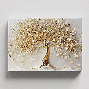 Quadro Canvas Arvore da Vida 40cmX60cm Borda Infinita CHASSI 2cm OUTLET
