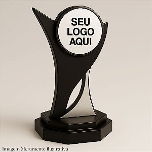 Troféu Personalizado Genérico PLUS - 38 Acrílico + MDF + Impressão UV