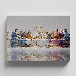 Quadro Canvas Santa Ceia Moderna