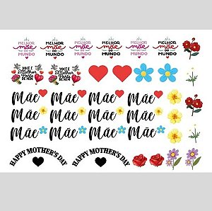 DTF UV Tamanho A4 (29x20cm) - MÃE