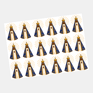 DTF UV Tamanho A5 (21x15cm) - Nossa Senhora 2