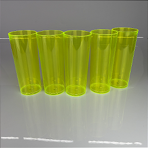 Copo Long Drink Plástico 350ml - Kit 5 Unidades