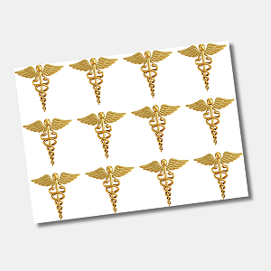 DTF UV Tamanho A5 (21x15cm) - Medicina