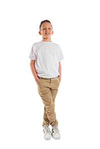 CALÇA COLOR JUVENIL BOLSO EMBUTIDO MASCULINA