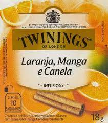 CHA TWININGS LARANJA, MANGA E CANELA 20GR - POLONIA
