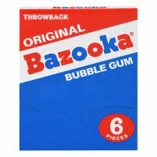 BAZOOKA ORIGINAL BUBBLE GUM 36GR - EUA