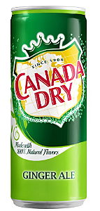 REFRIGERANTE CANADA DRY GINGER ALE 330ML - POLONIA