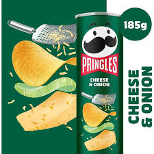 PRINGLES CHEESE & ONION 185GR - BELGICA