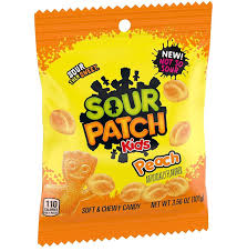 SOUR PATCH KIDS PEACH (PESSGO) 101GR - CANADA