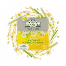 Chá Ahmad Tea London Camomila & Lemongrass 20g - Polonia