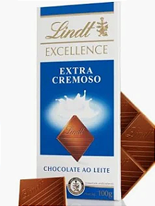 Chocolate Lindt Excellence Extra Cremoso 100g - Suiça